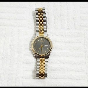 Citizen Men’s Octagonal Gold Silver Watch